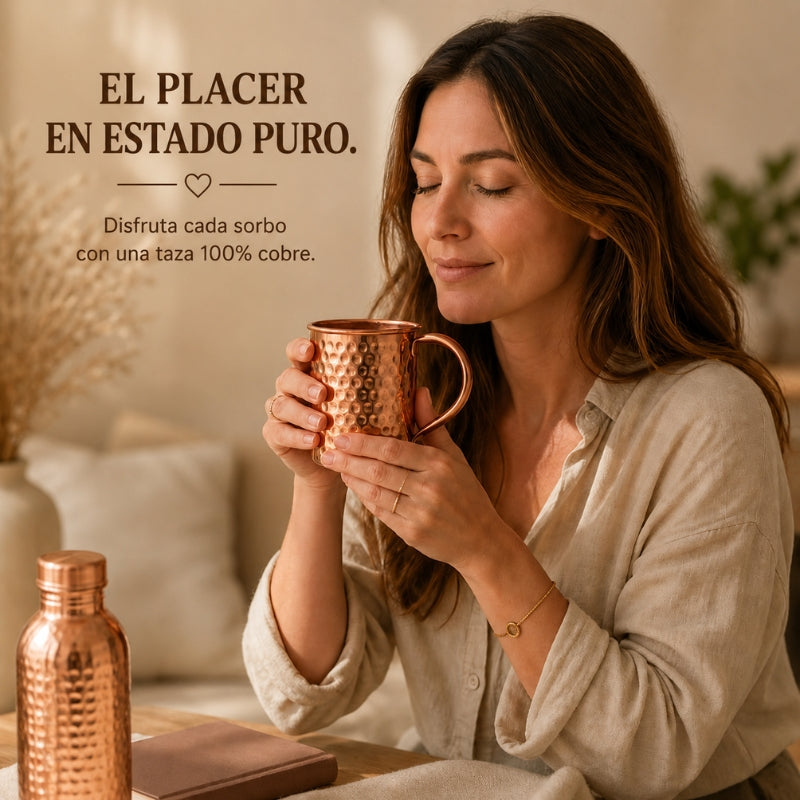 Taza de Cobre Martillado MyTamra™