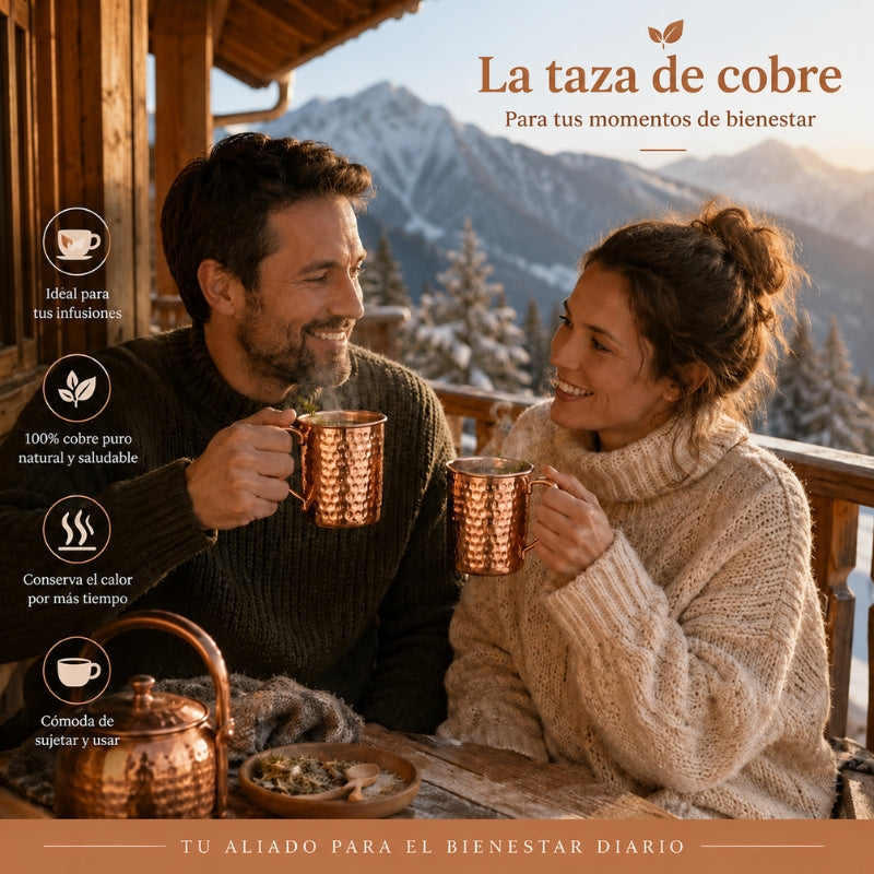 Taza de Cobre Martillado MyTamra™