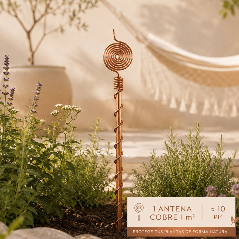 Antena de Electrocultivo Cobre Puro
