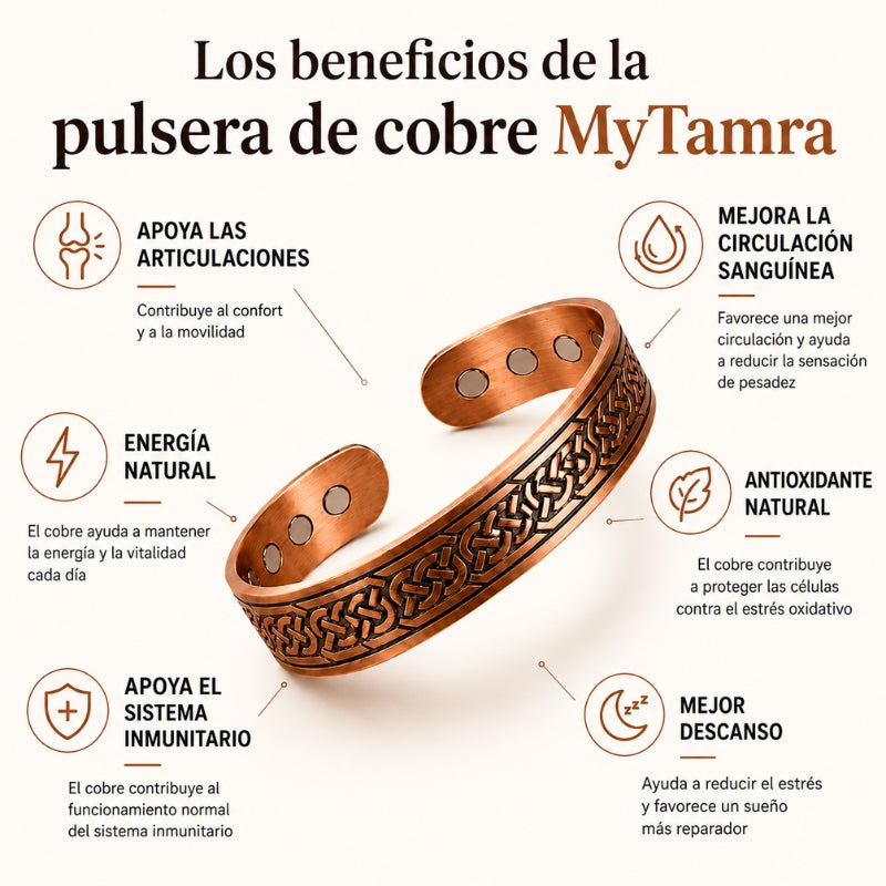Pulsera de Cobre Puro MyTamra