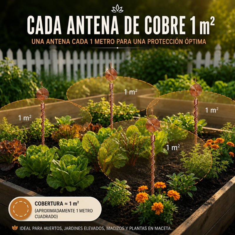 Antena de Electrocultivo Cobre Puro