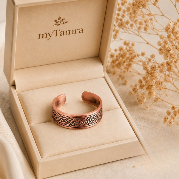 Anillo de Cobre Macizo
